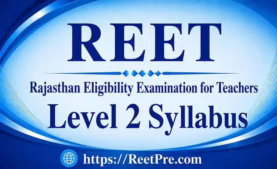 REET Level 2 Syllabus 2026 PDF Download
