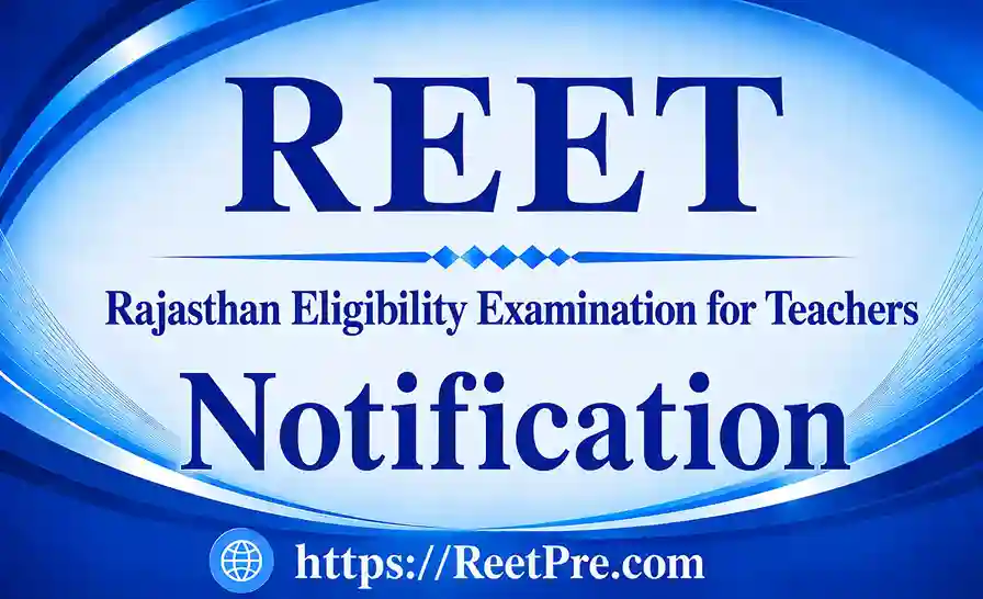 REET Notification 2026 PDF Download